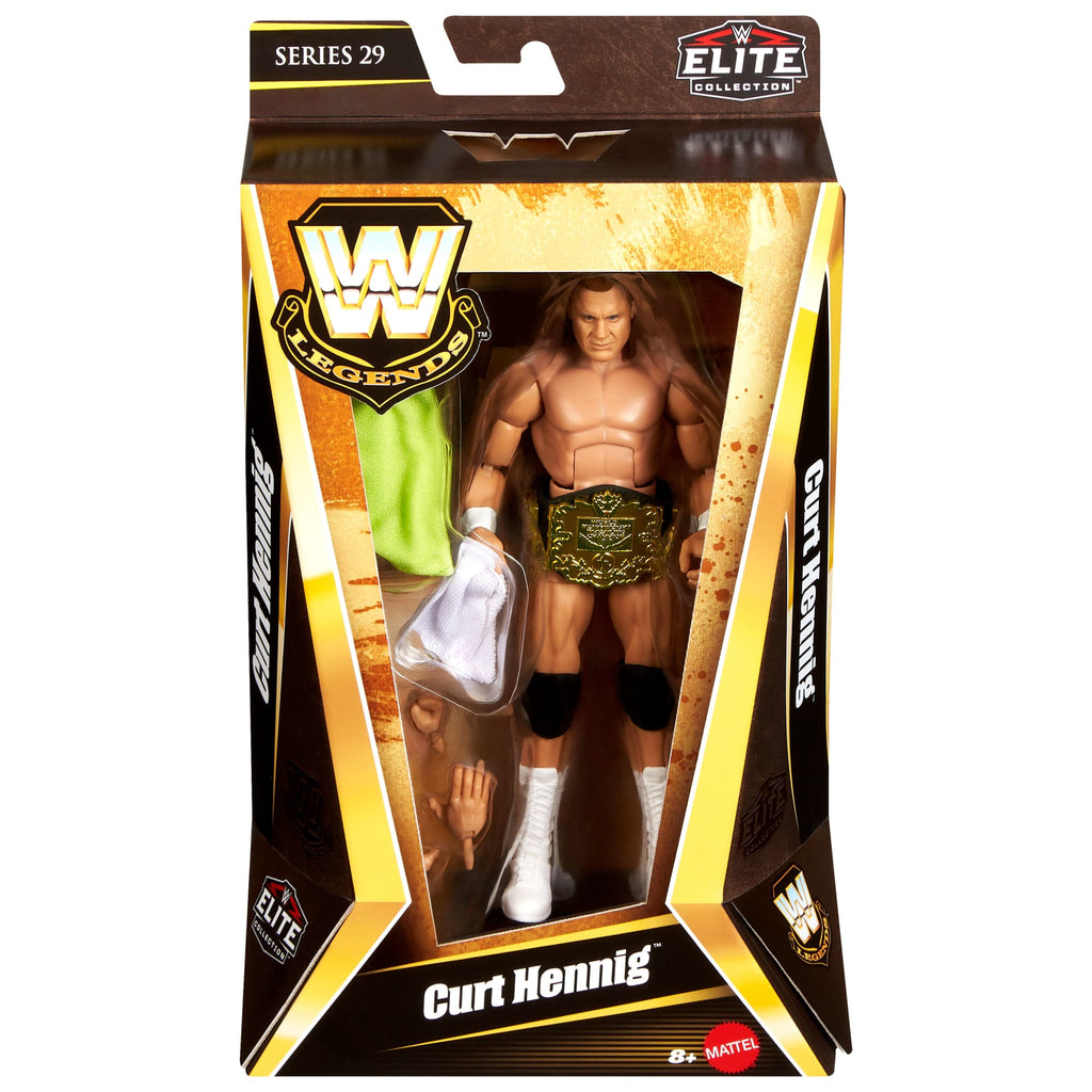 WWE Elite Legends Curt Hennig Action Figure & Accessories