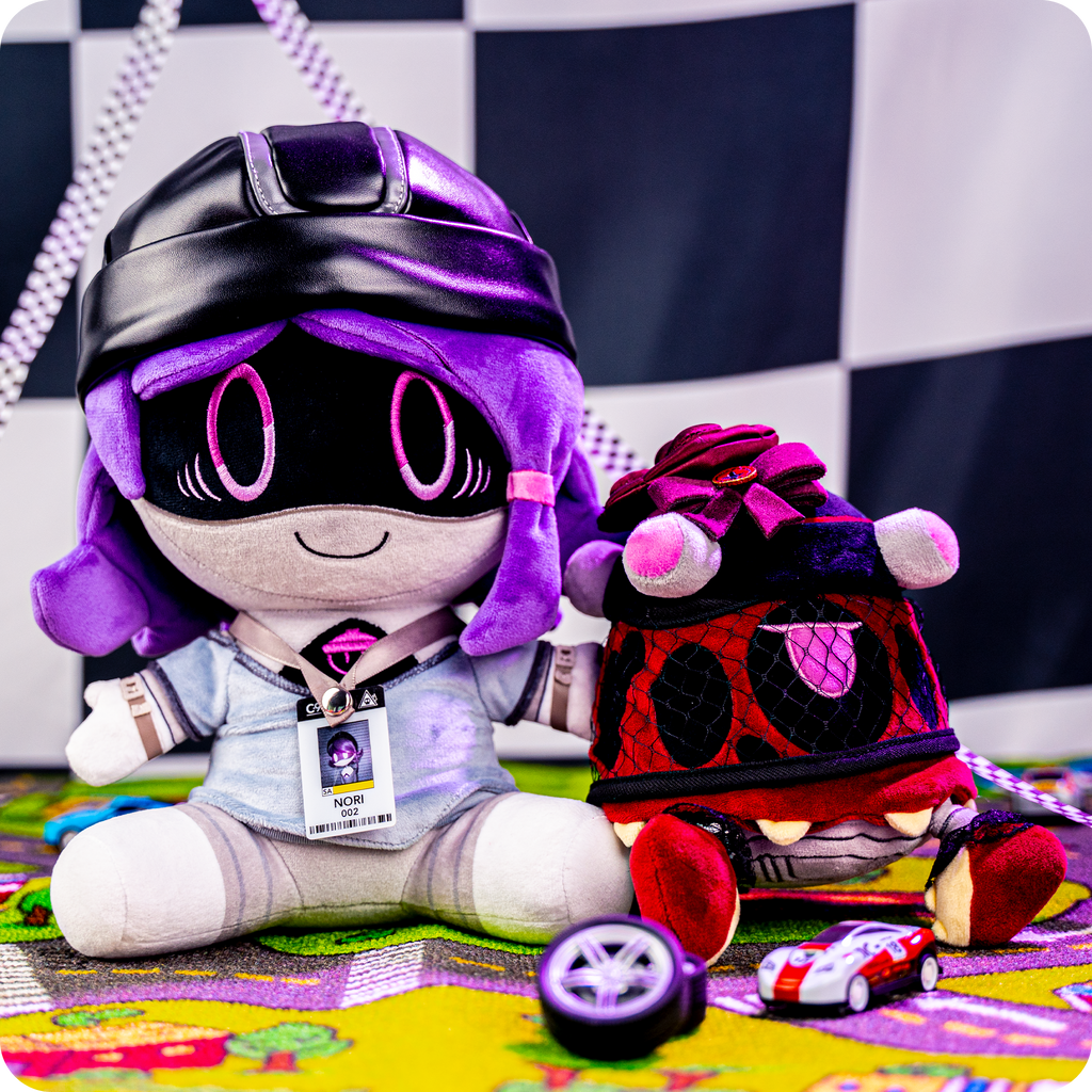 Nori and Heart Plushes
