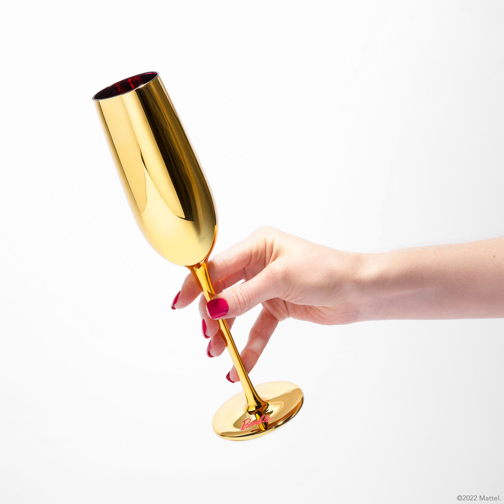 Barbie™ X Dragon Glassware® Dreamhouse™ Champagne Flutes