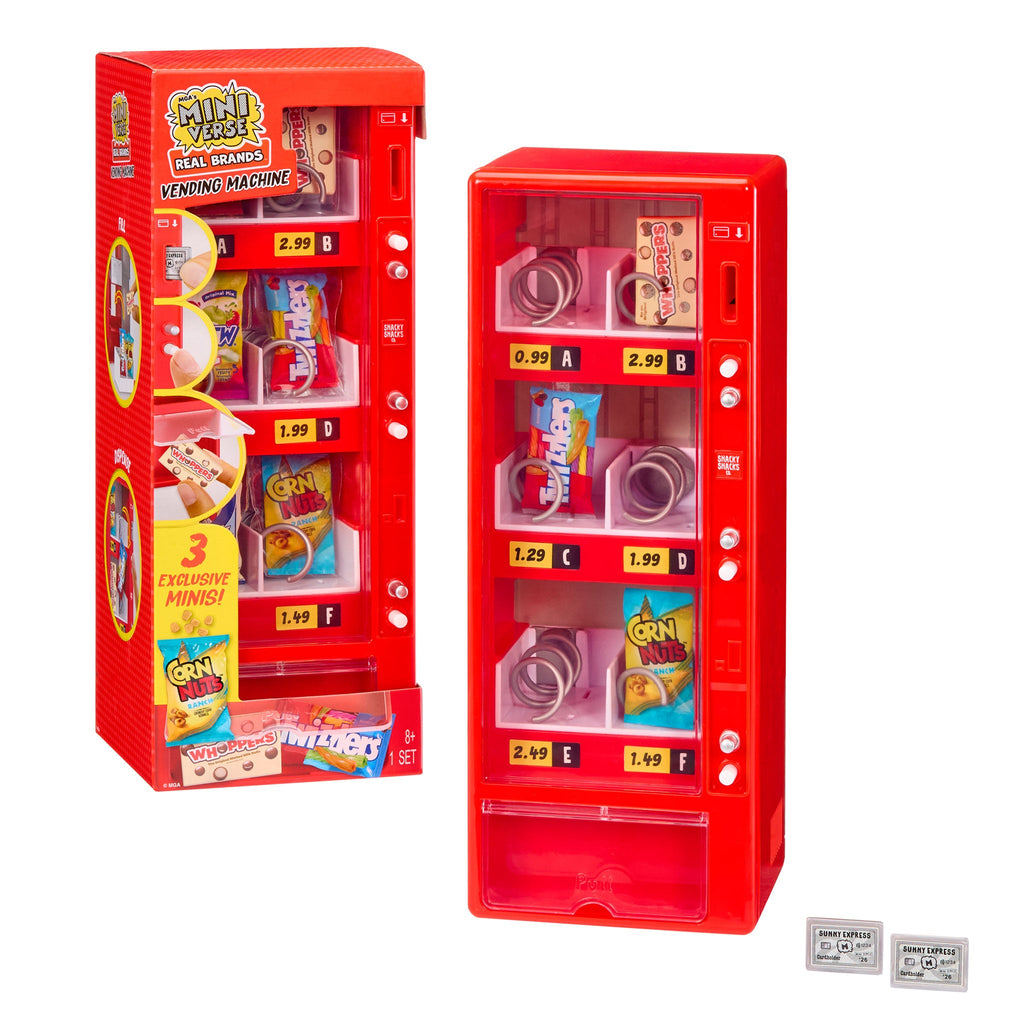 MGA's Miniverse Real Brands Vending Machine (RED)