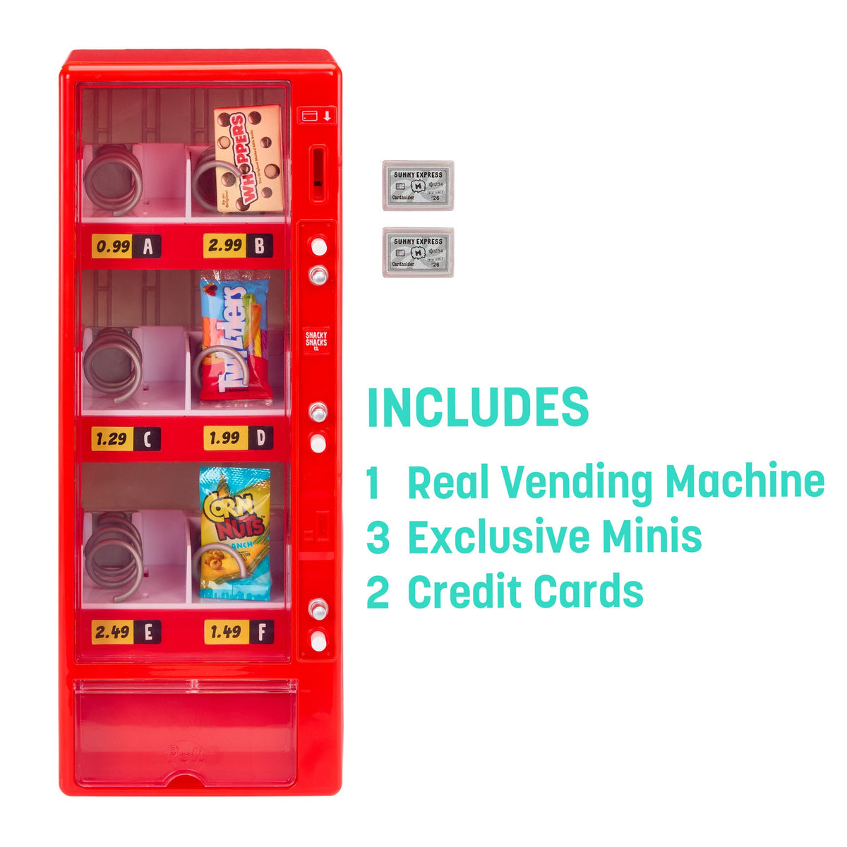 MGA's Miniverse Real Brands Vending Machine (RED)