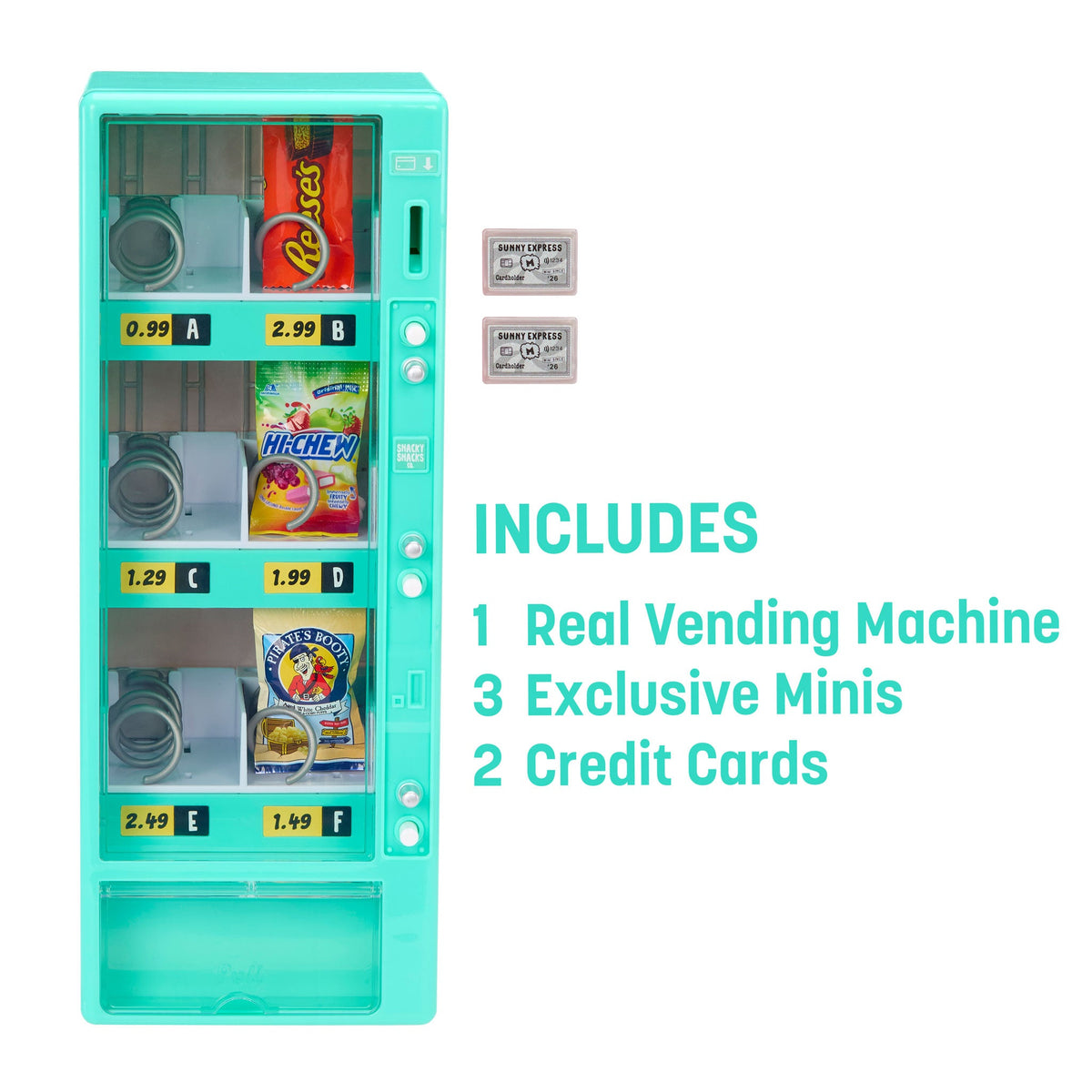 MGA's Miniverse Real Brands Vending Machine (Teal)