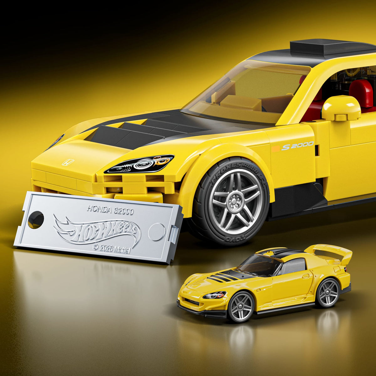Mattel Brick Shop Hot Wheels ’07 Honda S2000 Building Set