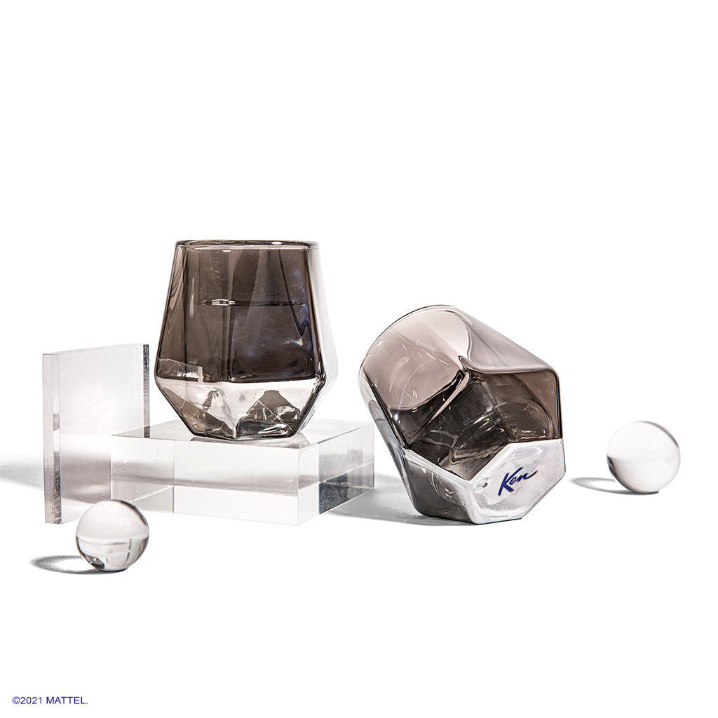 Barbie™ X Dragon Glassware® Ken™ Whiskey Glasses