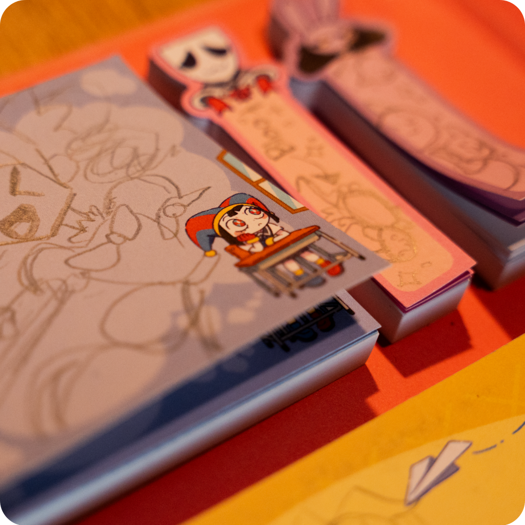 Digital Circus Anime Stationery Set