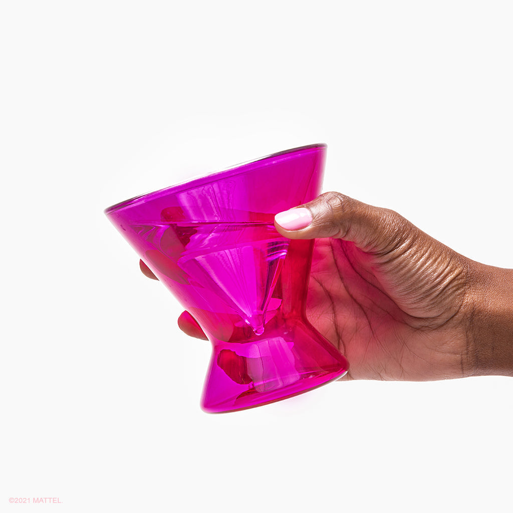 Barbie™ X Dragon Glassware® Stemless Martini Glasses