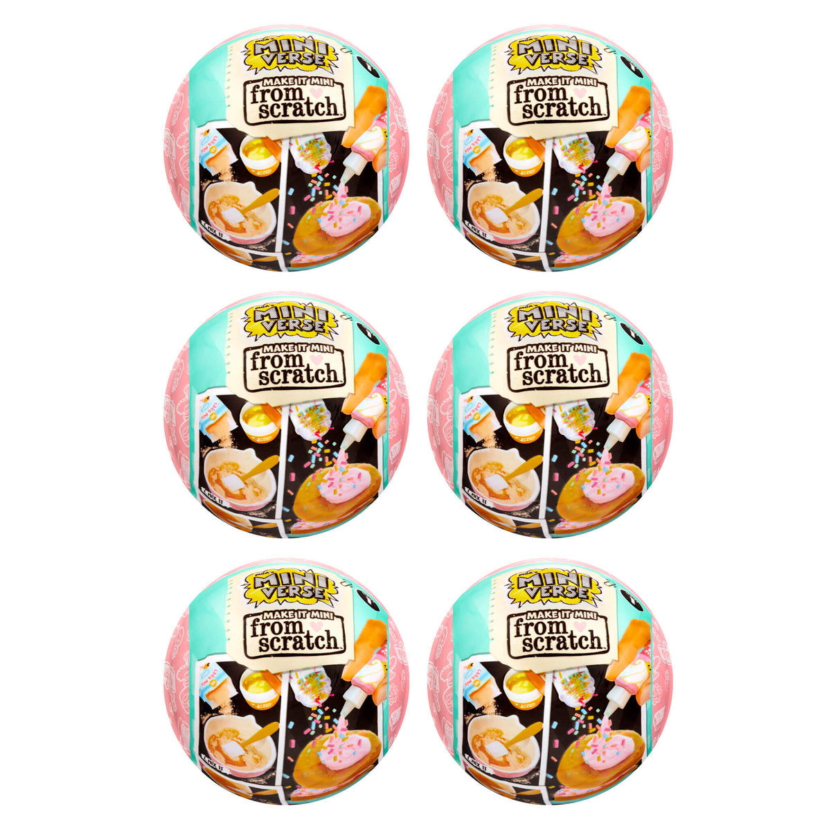 MGA's Miniverse Make It Mini From Scratch – 6 Pack Mini Collectibles