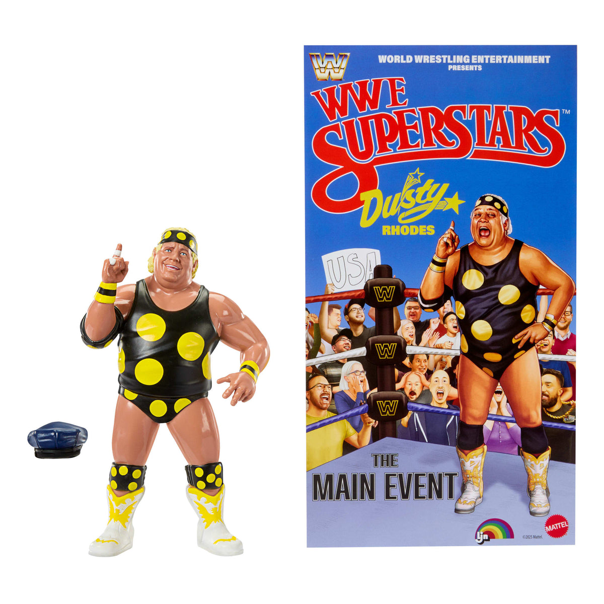 LJN  WWE Superstars Dusty Rhodes Action Figure