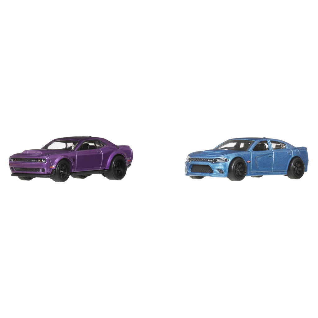 Hot Wheels Premium Car Culture 2-Pack - 2018 Dodge Challenger SRT Demon & 2015 Dodge Charger SRT