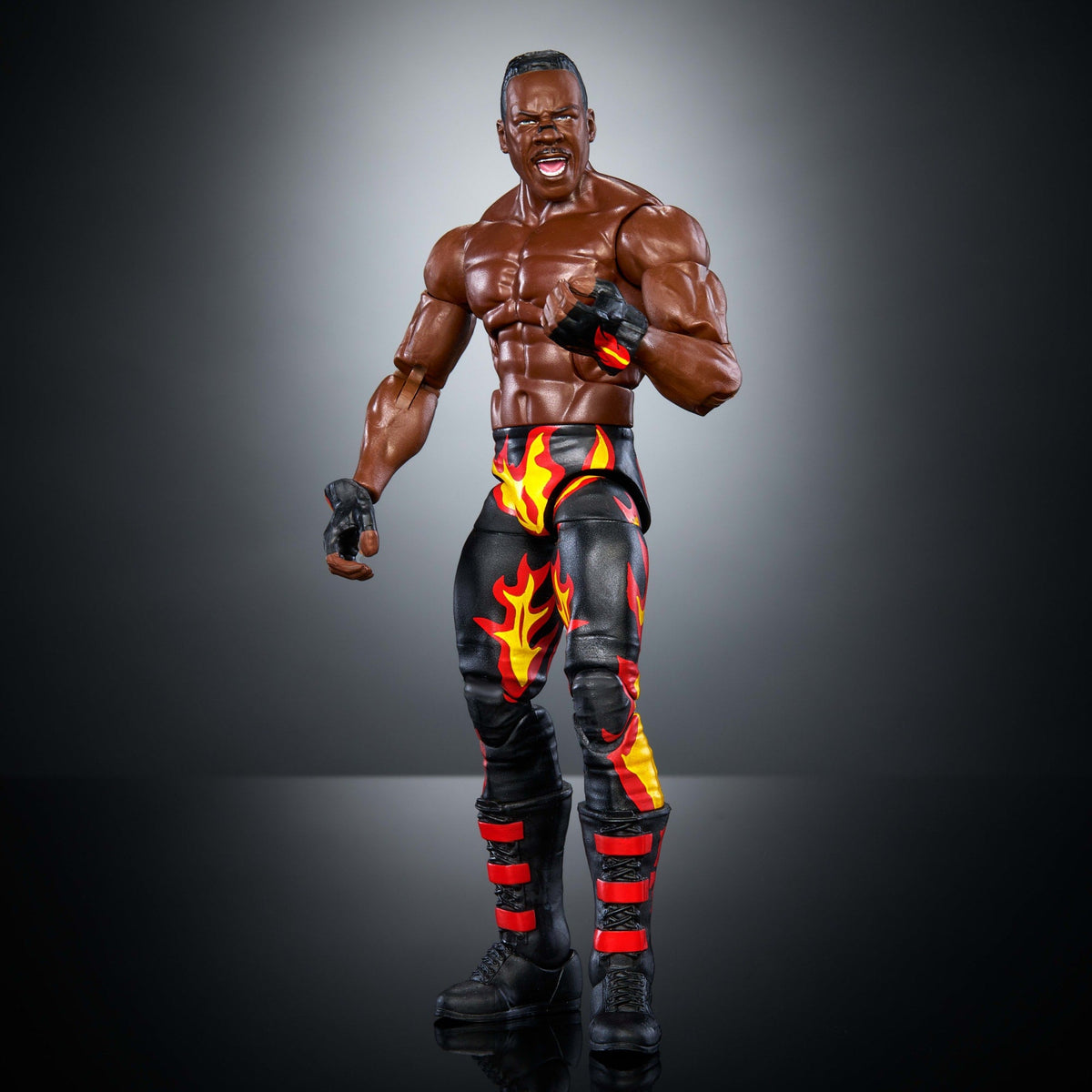 WWE Elite Collection Monday Night War Booker T Action Figure & Golga Build-A-Figure Parts