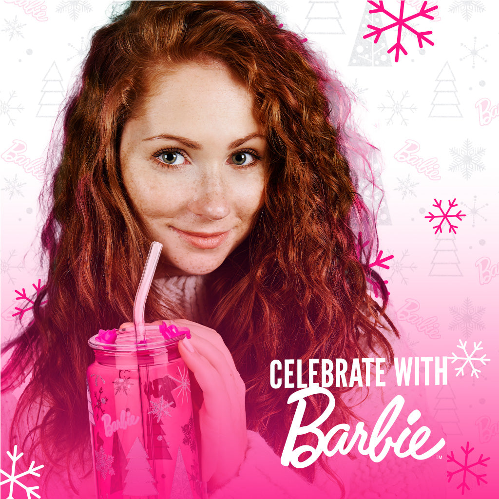 Barbie™ Christmas Drinking Glasses - 20 Oz