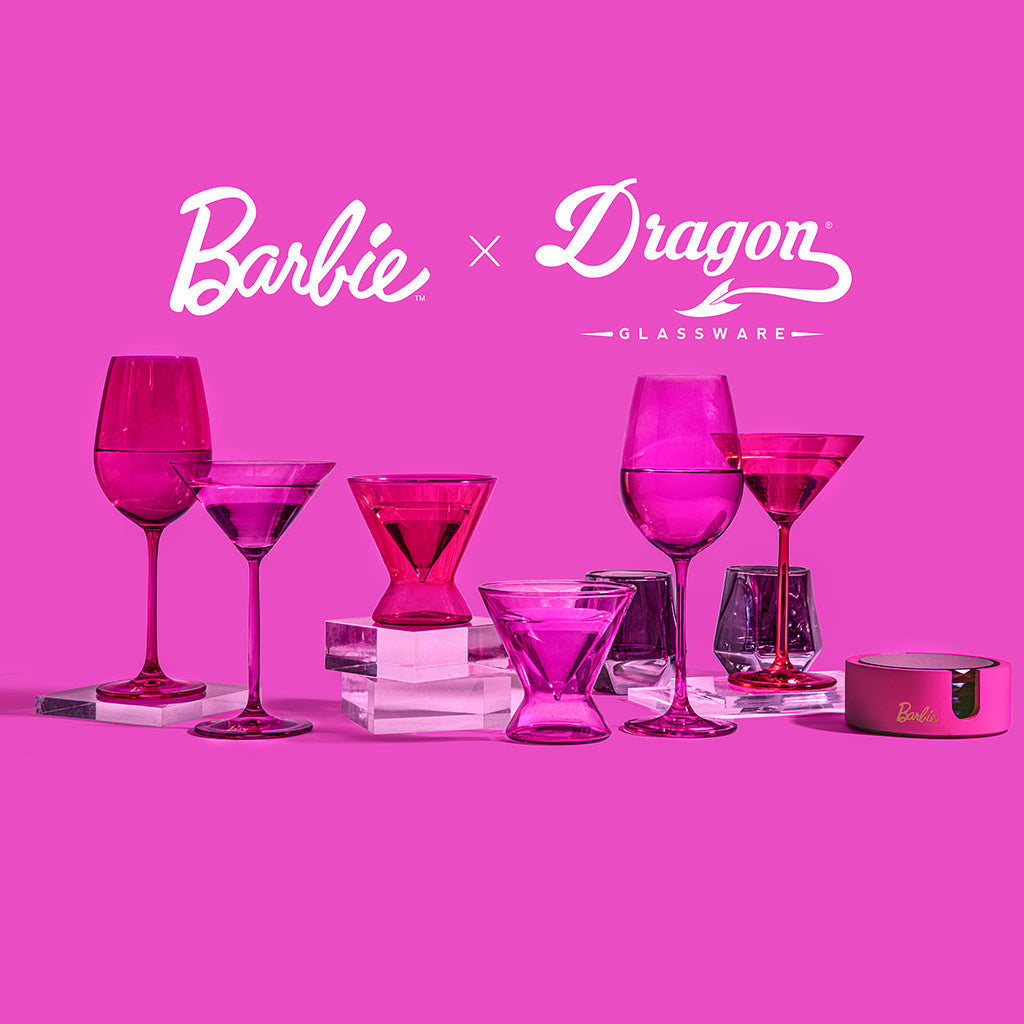 Barbie™ X Dragon Glassware® Ken™ Whiskey Glasses