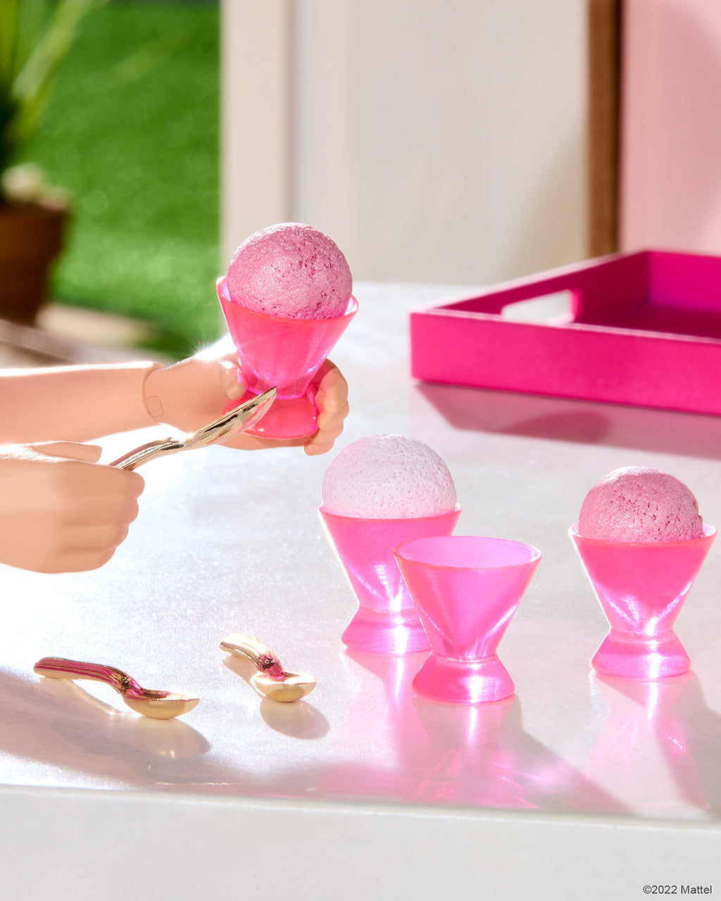 Barbie™ X Dragon Glassware® Stemless Martini Glasses