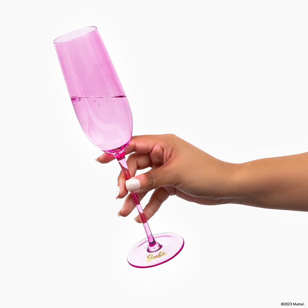 Barbie™ X Dragon Glassware® Champagne Flutes