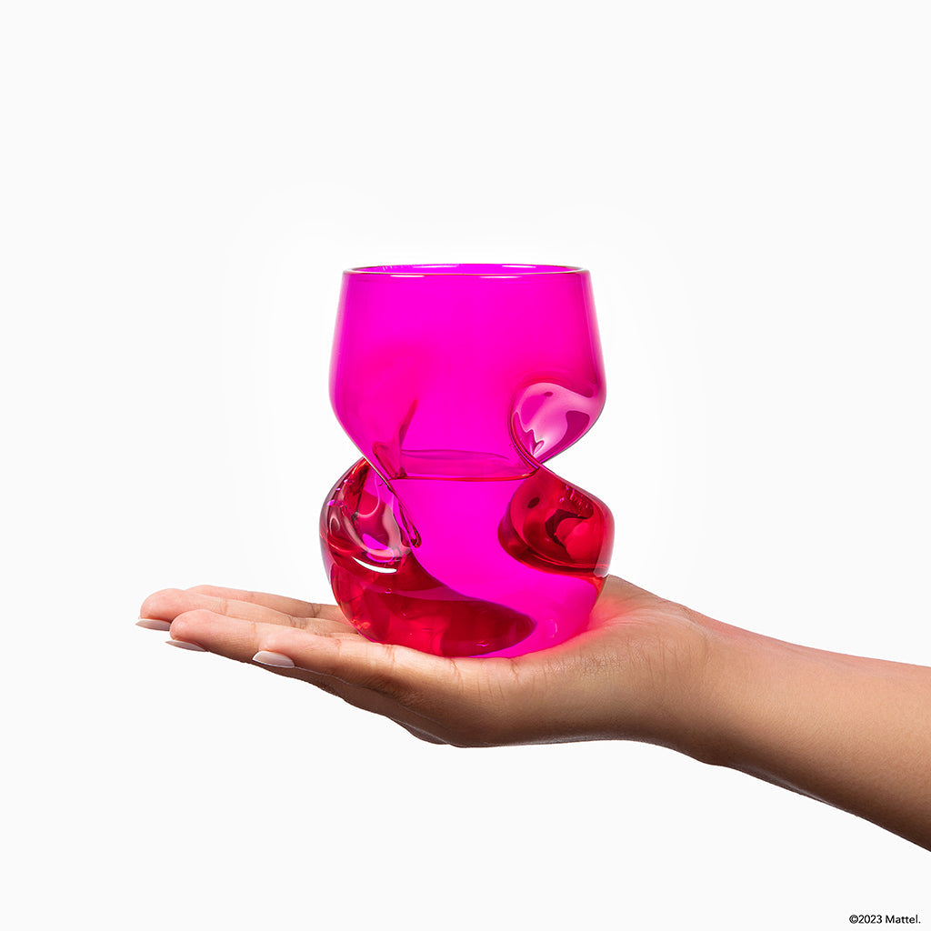 Barbie™ X Dragon Glassware® Stemless Wine Glasses