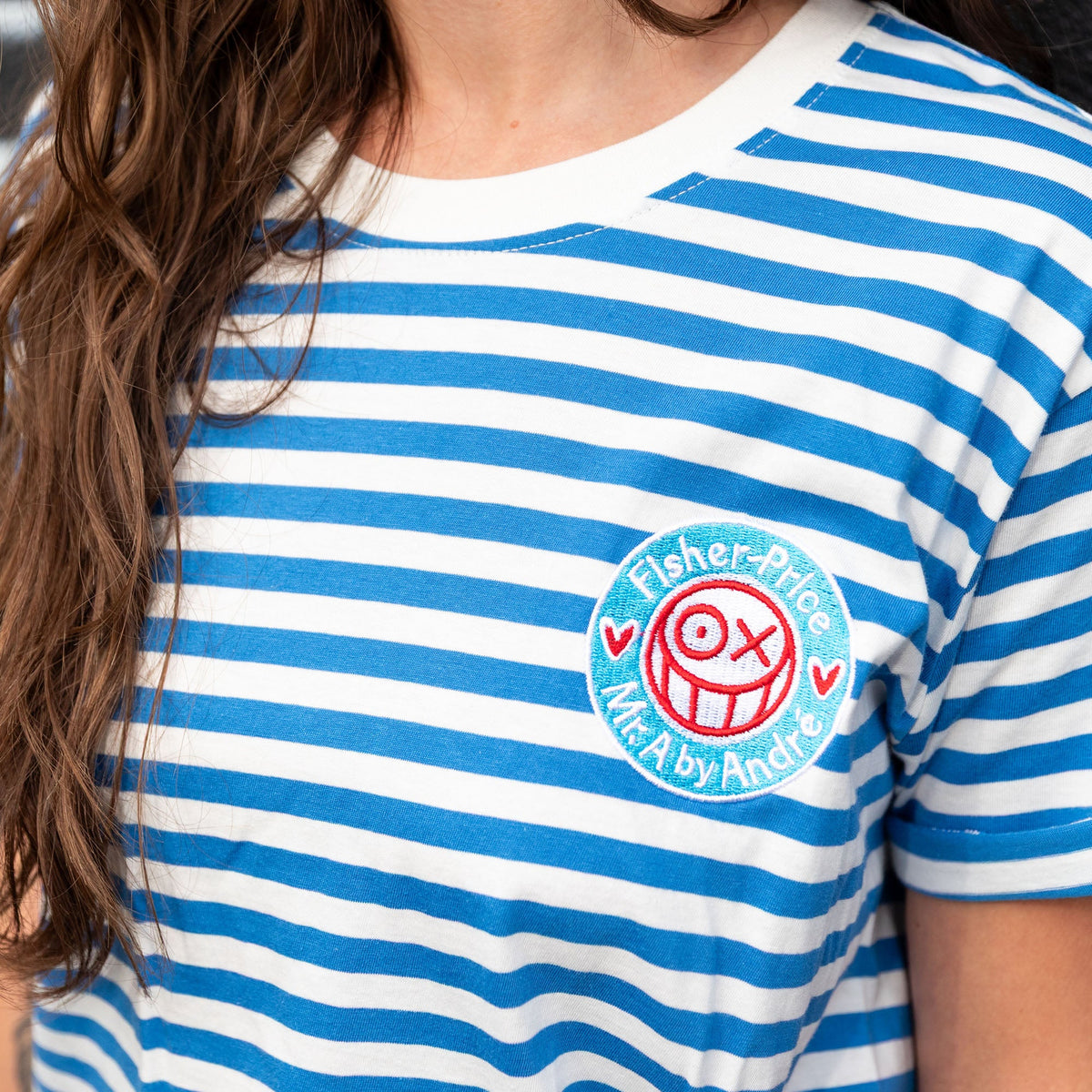 Fisher Price x André Saraiva Blue Striped T-shirt