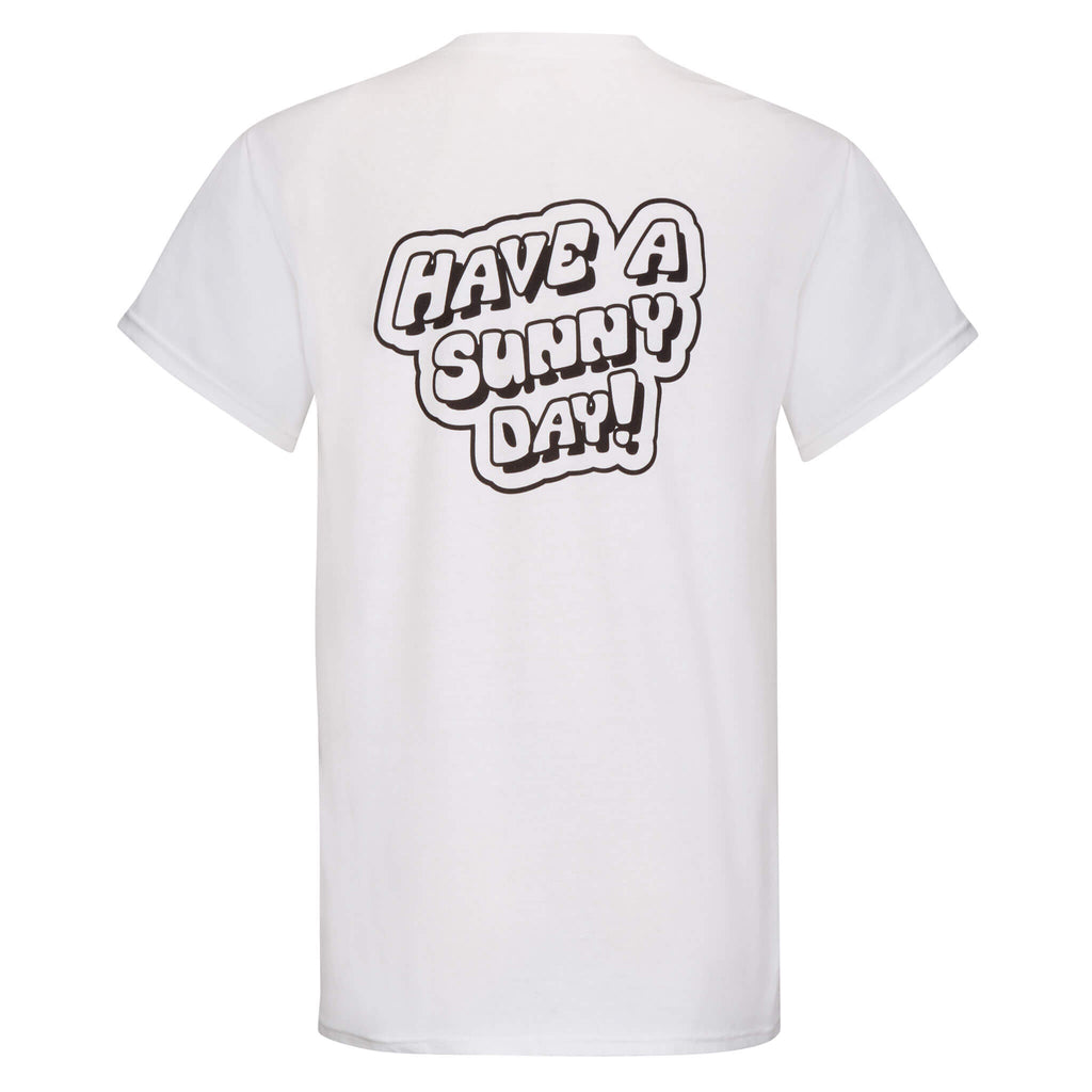 MGA's Miniverse Make It Mini Adult T-Shirt - White; Have A Sunny Day