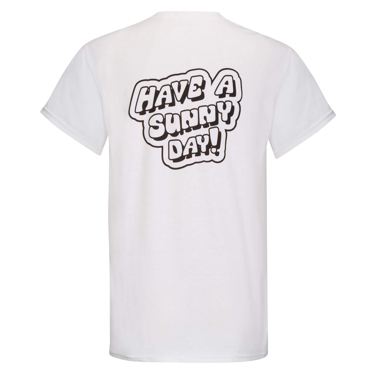 MGA's Miniverse Make It Mini Adult T-Shirt - White; Have A Sunny Day