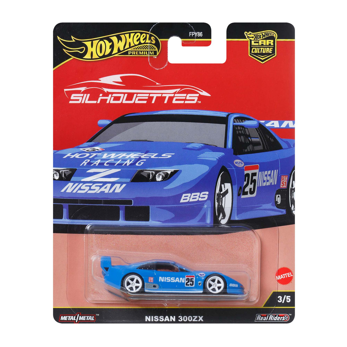 Hot Wheels Premium Car Culture Silhouettes Nissan300ZX IMSA GTS