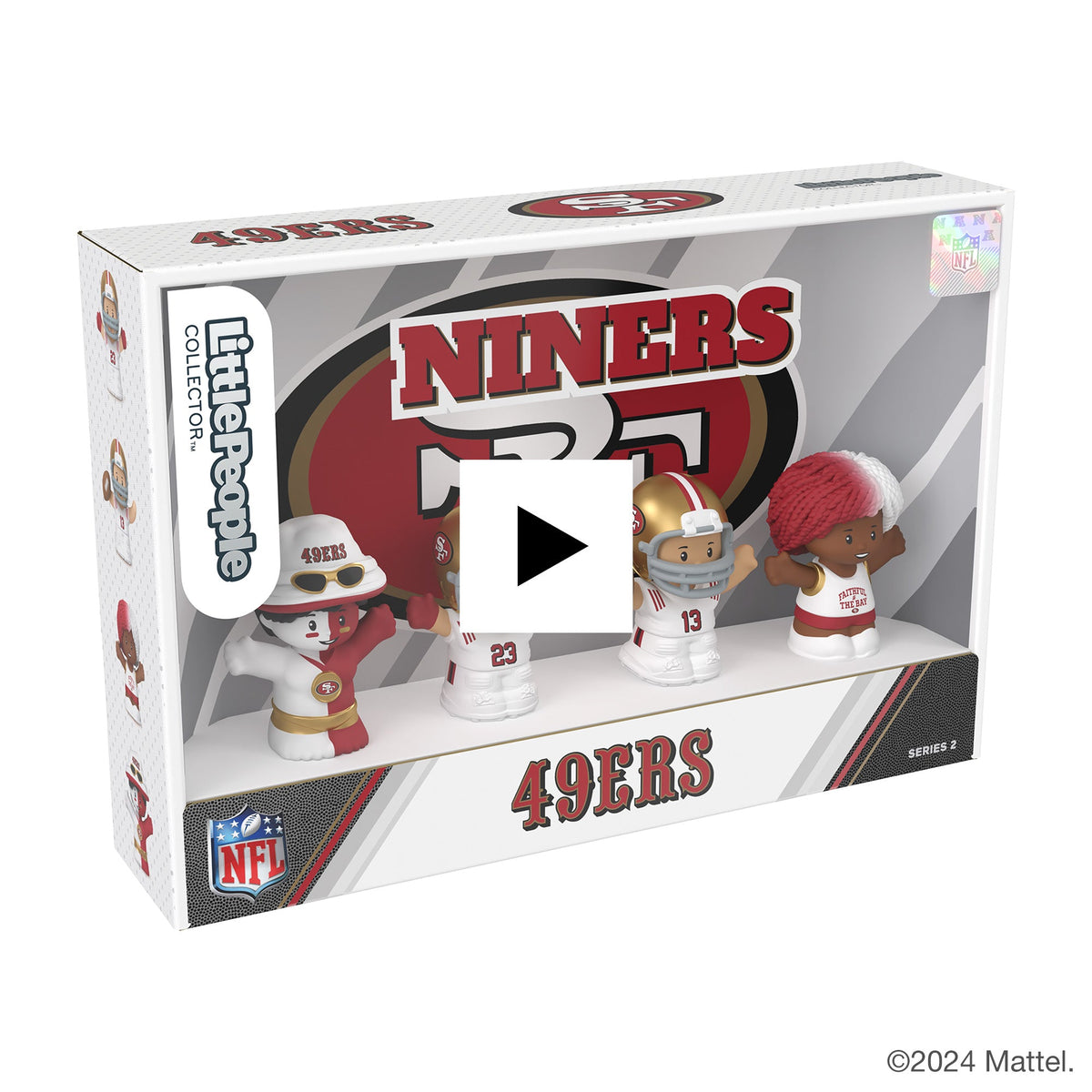 Little People Collector San Francisco 49ers Alternate Jersey Figure Set