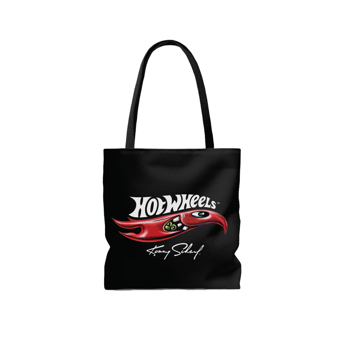 Hot Wheels x Kenny Scharf Black Tote Bag