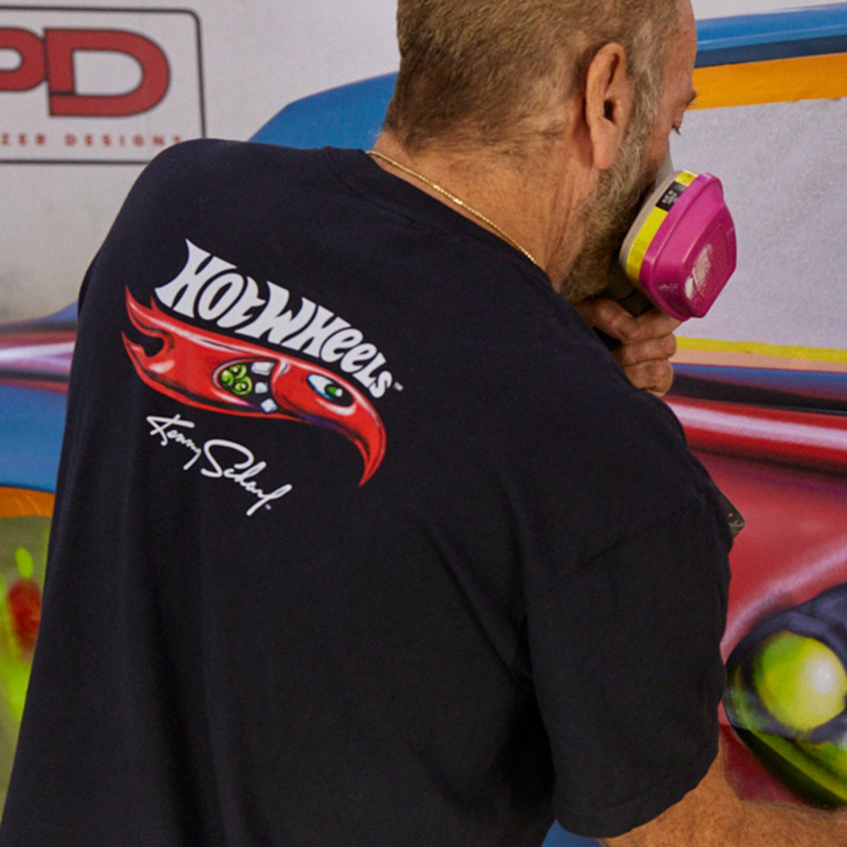 Hot Wheels x Kenny Scharf Black T-Shirt