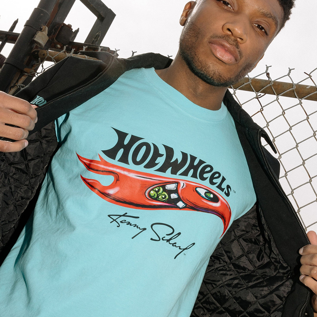 Hot Wheels x Kenny Scharf Blue T-Shirt