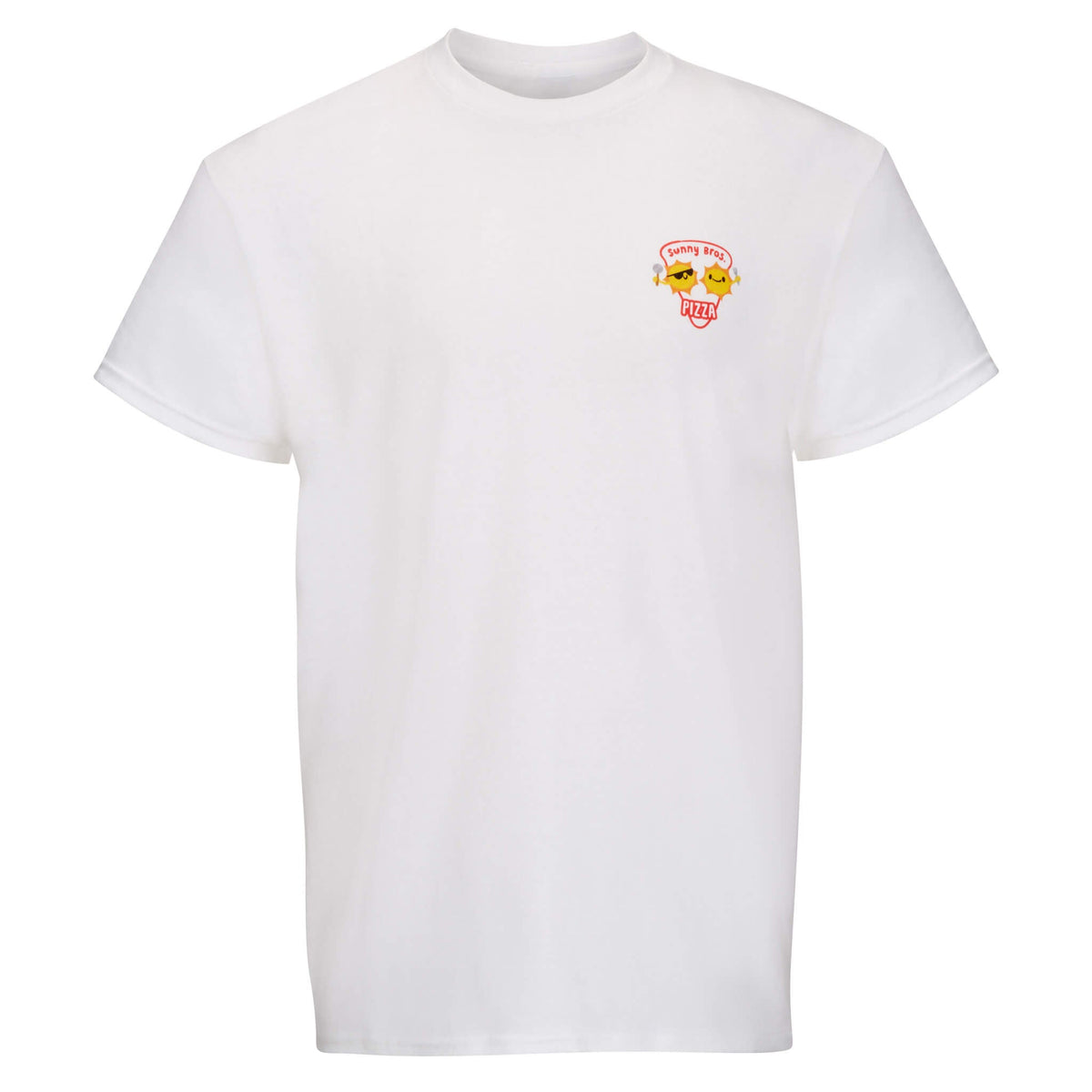 MGA's Miniverse Sunny Bros. Pizza Adult T-Shirt - White