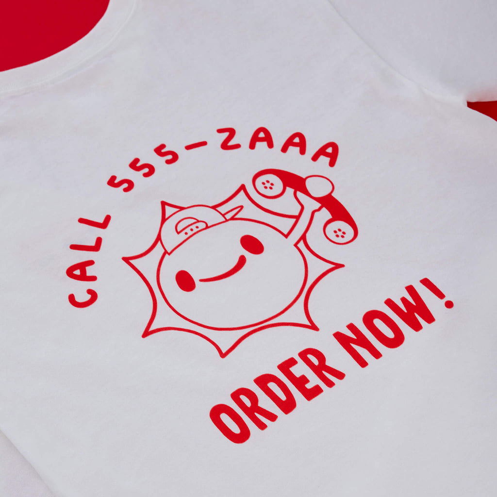 MGA's Miniverse Sunny Bros. Pizza Adult T-Shirt - White