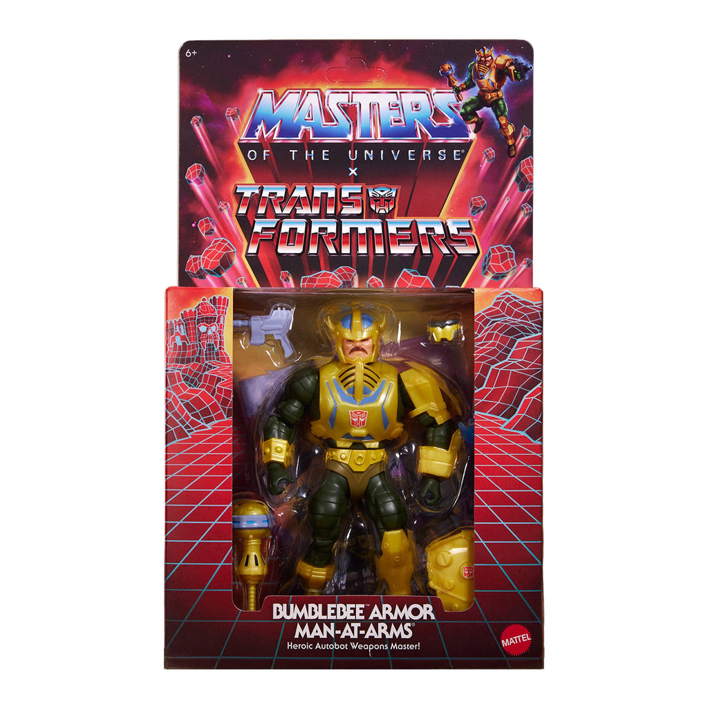 Masters of the Universe x Transformers Bumblebee Armor Man-At-Arms Action Figure