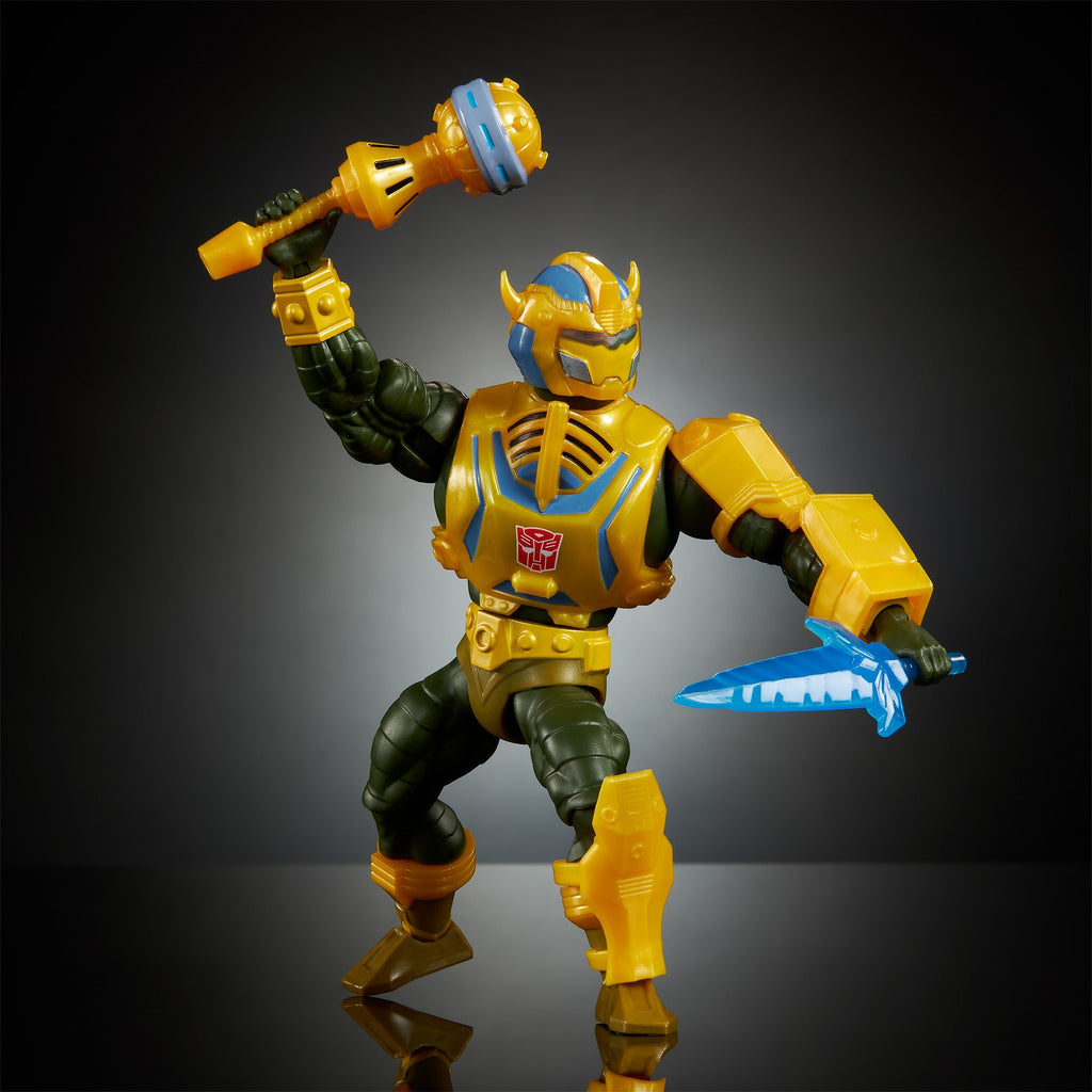 Masters of the Universe x Transformers Bumblebee Armor Man-At-Arms Action Figure