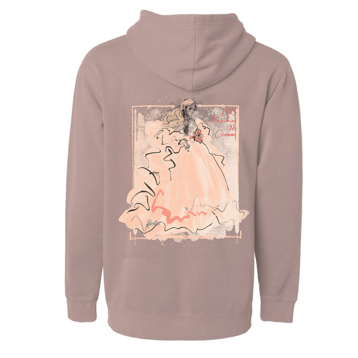 Barbie Peaches 'n Cream Mauve Hoodie