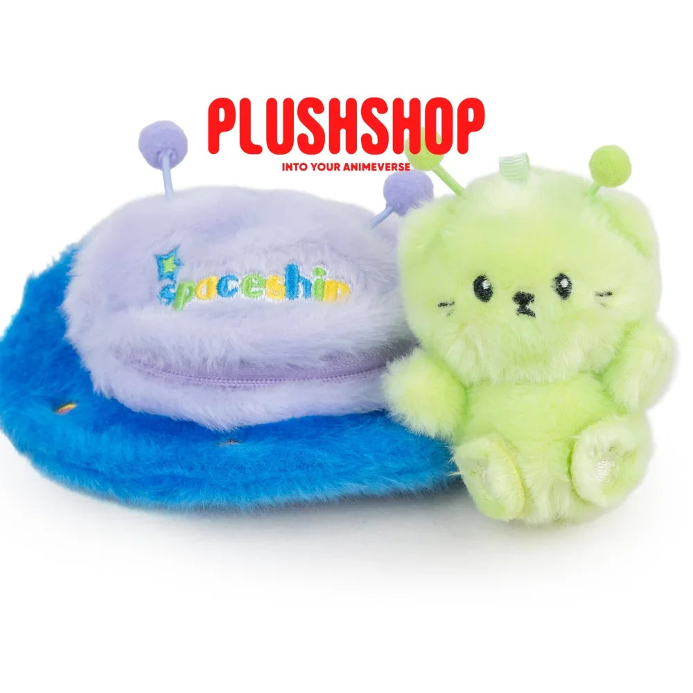 Alien Cat Keychain