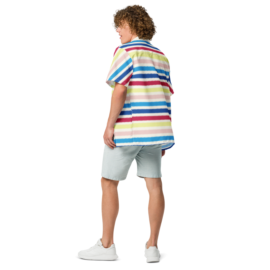 Beach Allan Button Front Shirt - Barbie the Movie