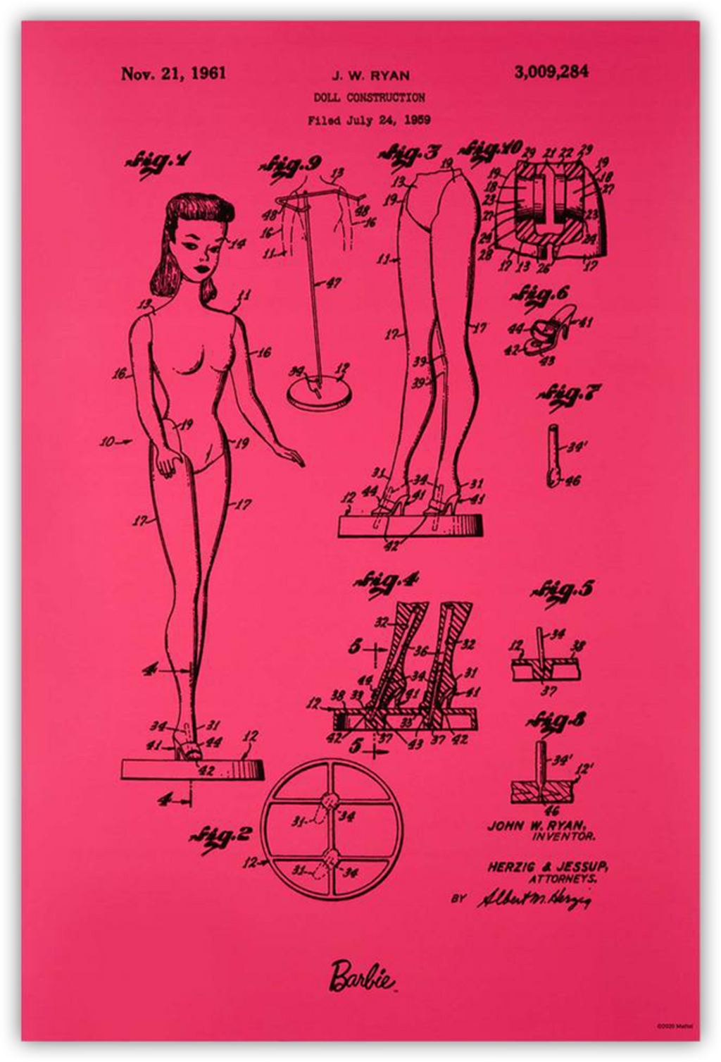 Art of Engineering Barbie® Print