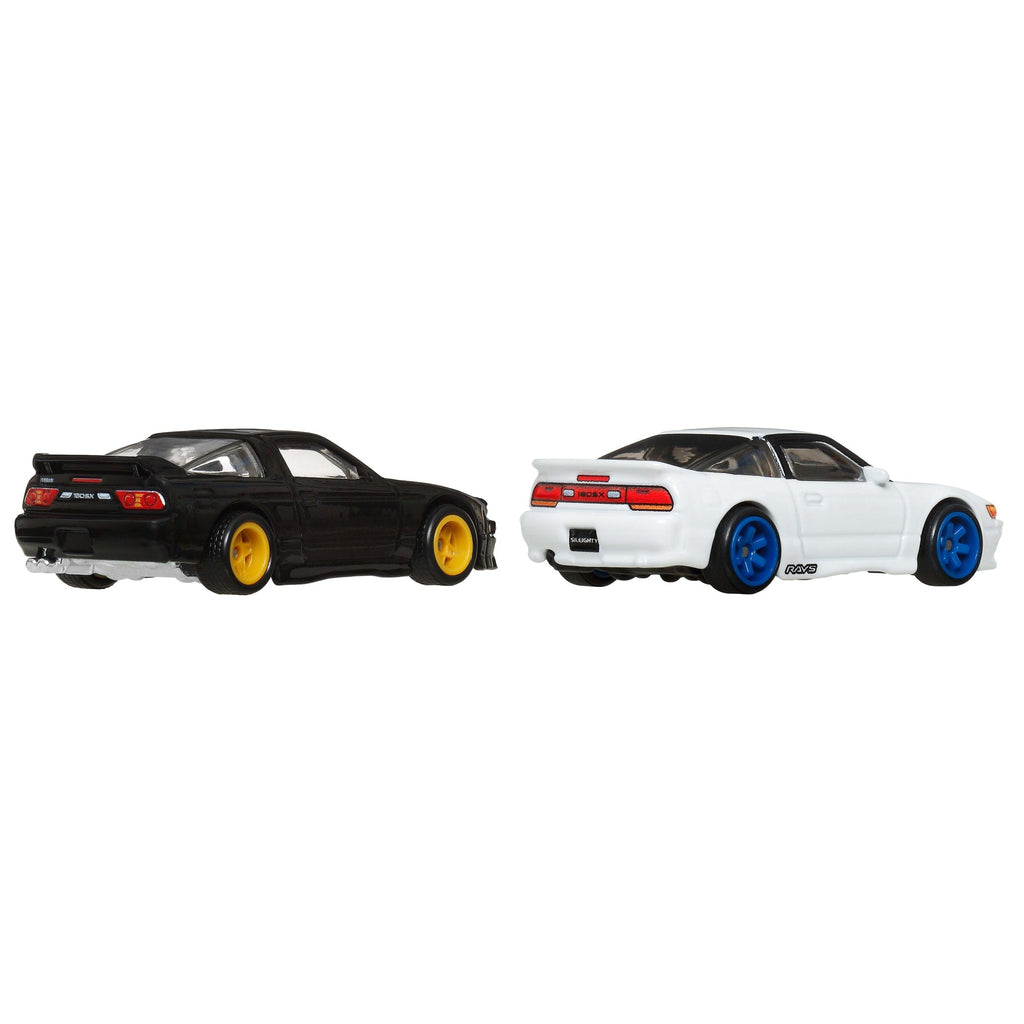 Hot Wheels Premium Car Culture 2-Pack '96 NISSAN 180SX TYPE X & NISSAN SilEighty