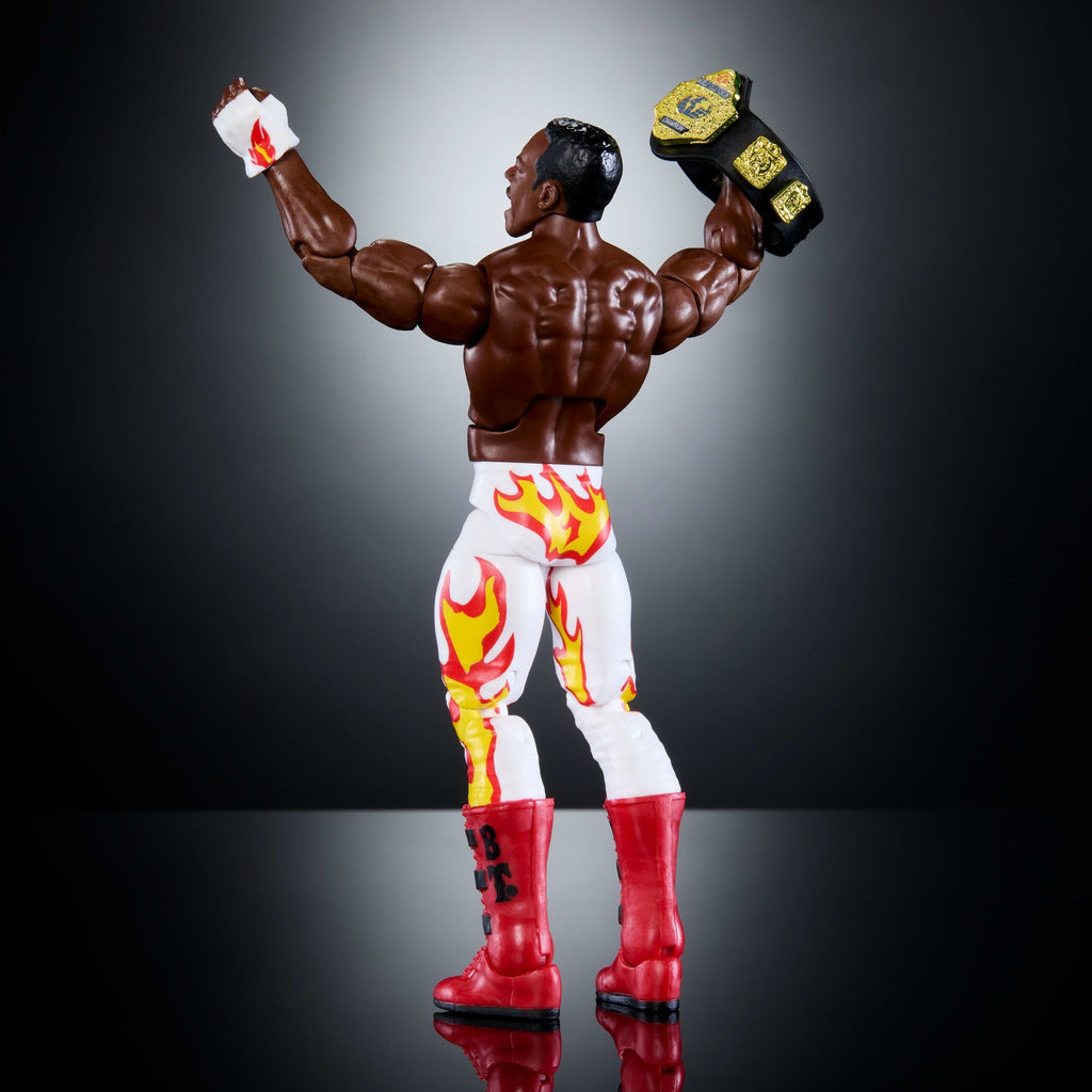 WWE Elite Collection Monday Night War Booker T Action Figure & Golga Build-A-Figure Parts