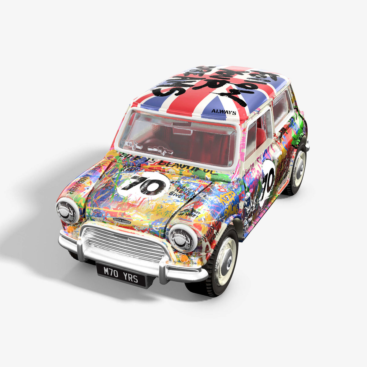 Matchbox x Mr Brainwash 1964 Austin Mini Cooper S