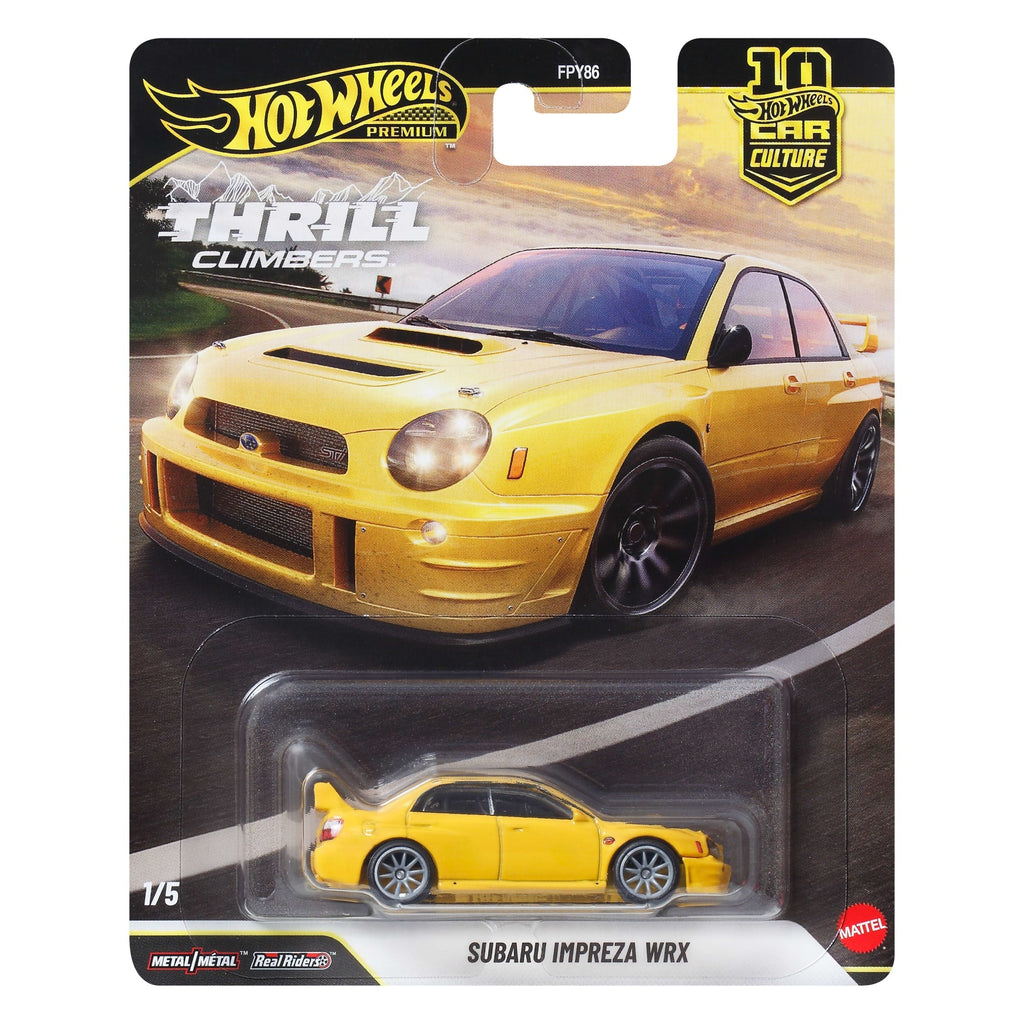 Hot Wheels Premium Car Culture Thrill Climbers Subaru Impreza WRX