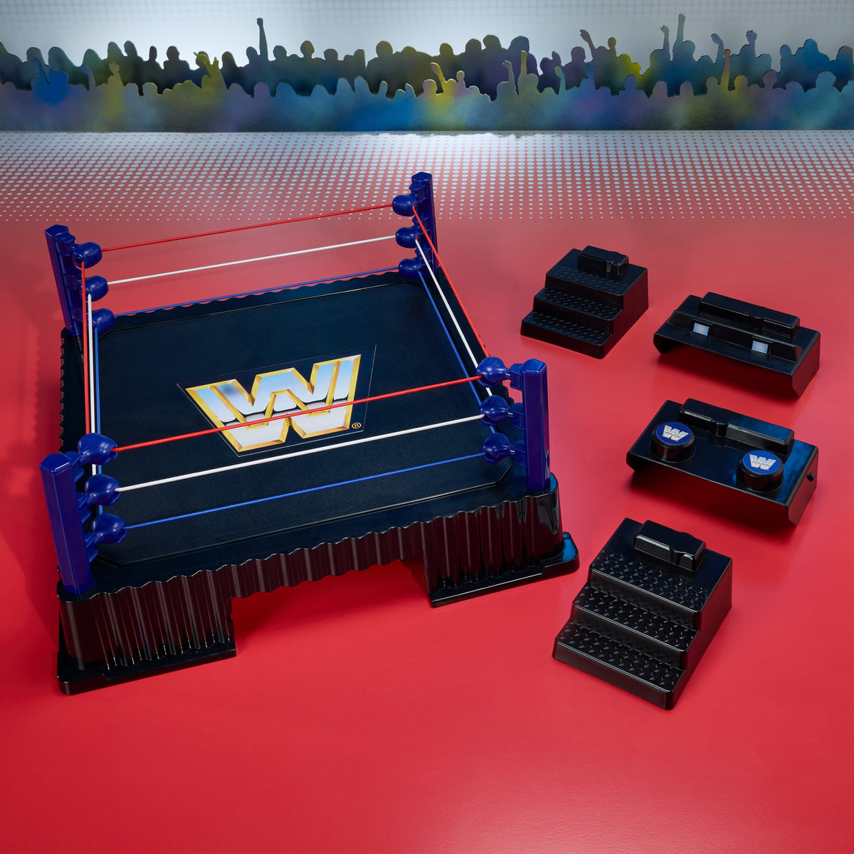 WWE Retro WrestleMania Ring for Retro Action Figures