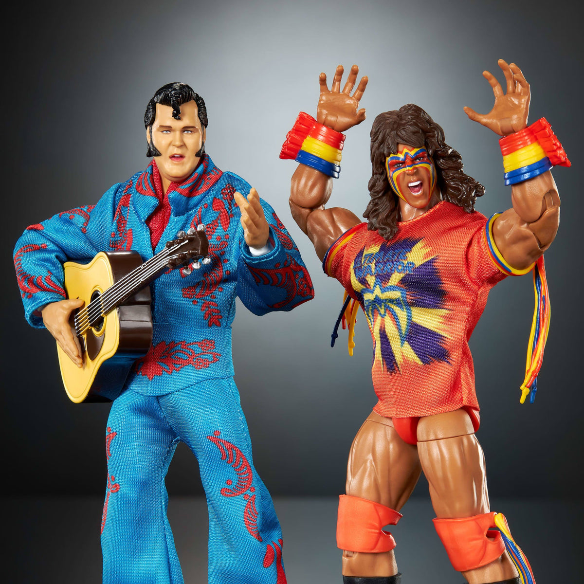 WWE Coliseum Collection Honky Tonk Man & Ultimate Warrior Ultimate Edition Figures