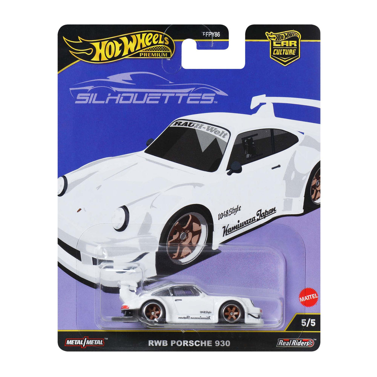 Hot Wheels Premium Car Culture Collectible Porsche 930 RWB