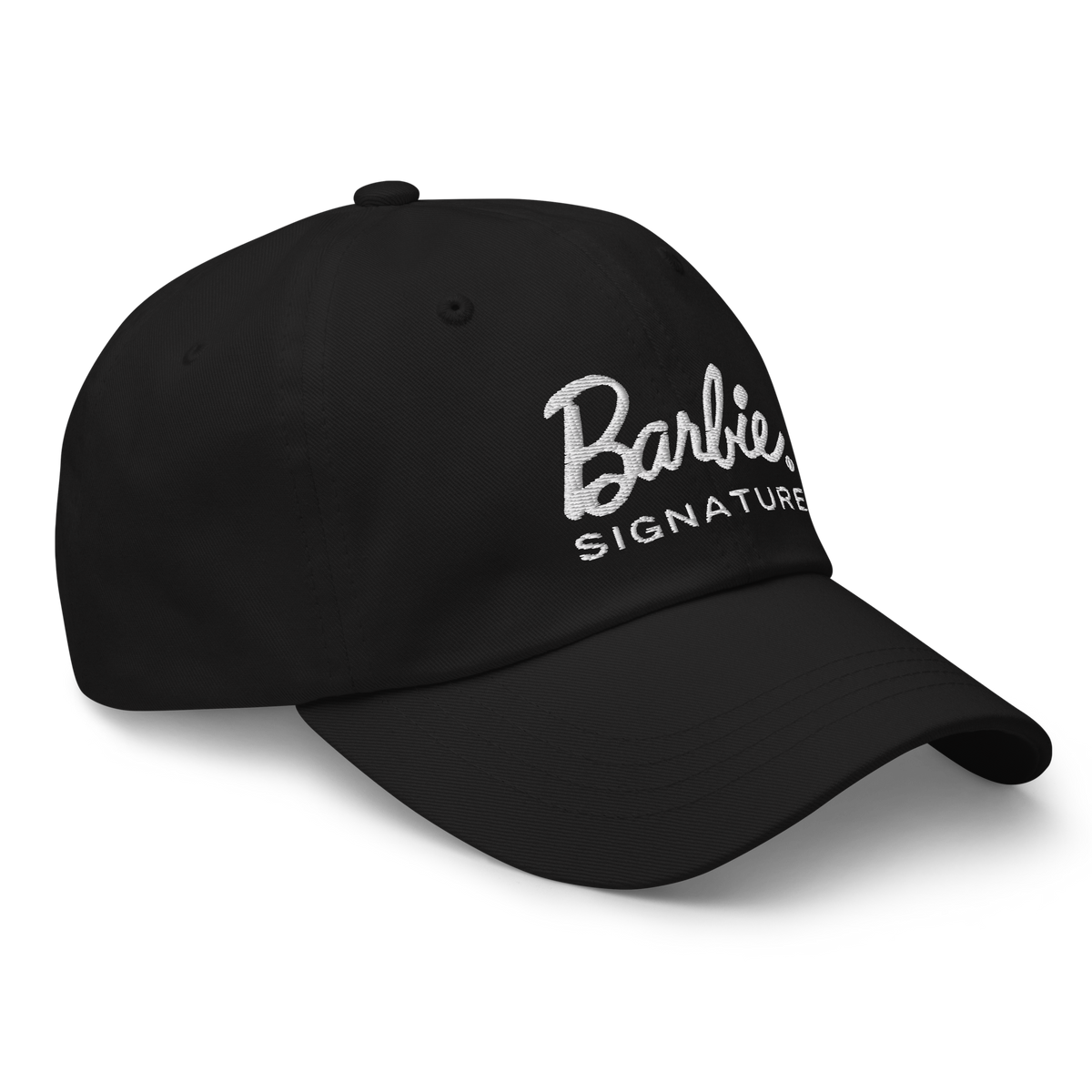 Barbie Signature Logo Black Baseball Hat