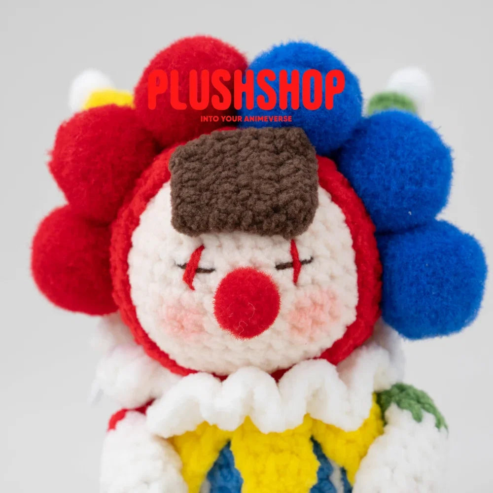 Crochet Clown Keychain