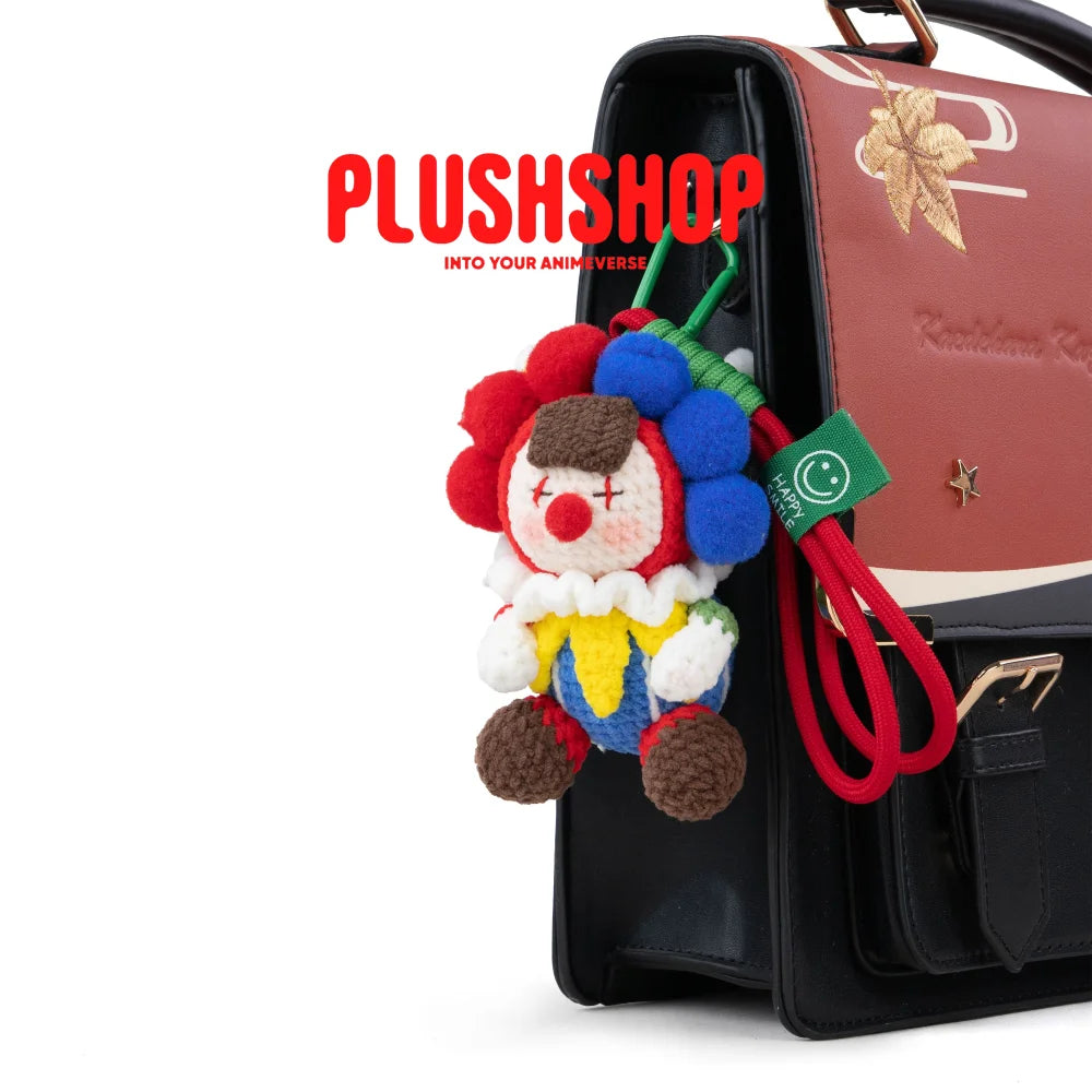 Crochet Clown Keychain