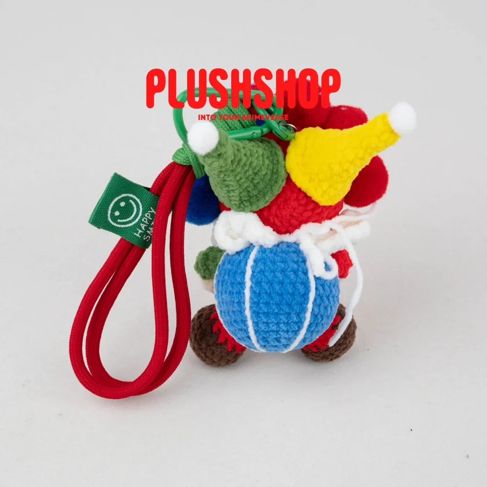Crochet Clown Keychain