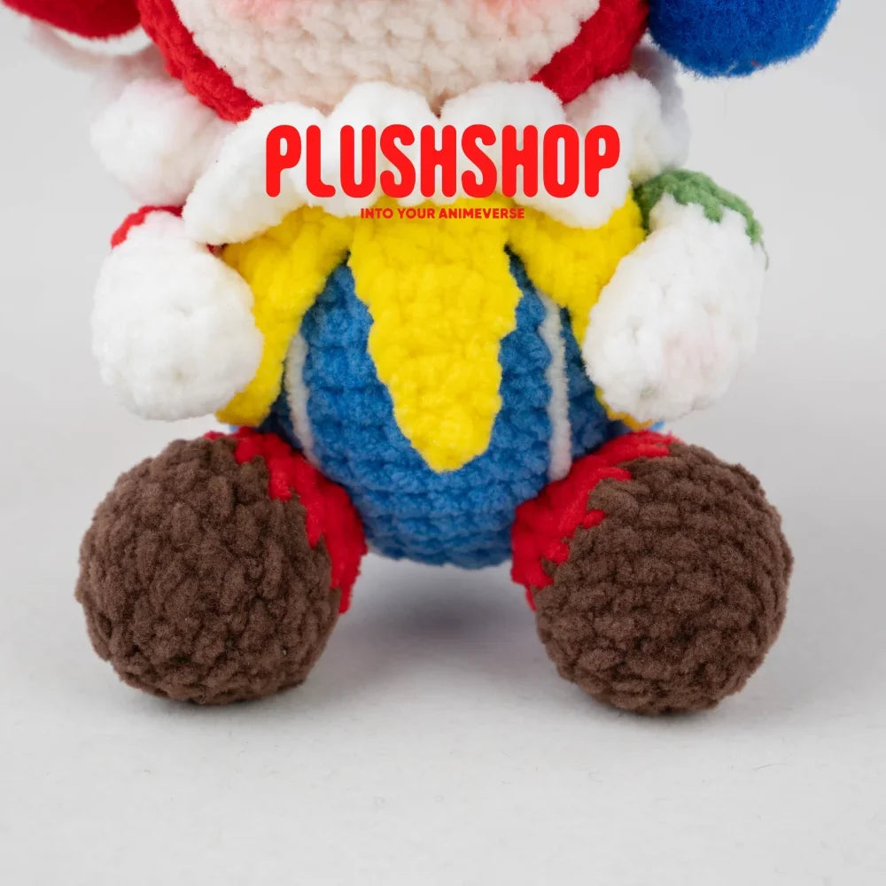 Crochet Clown Keychain