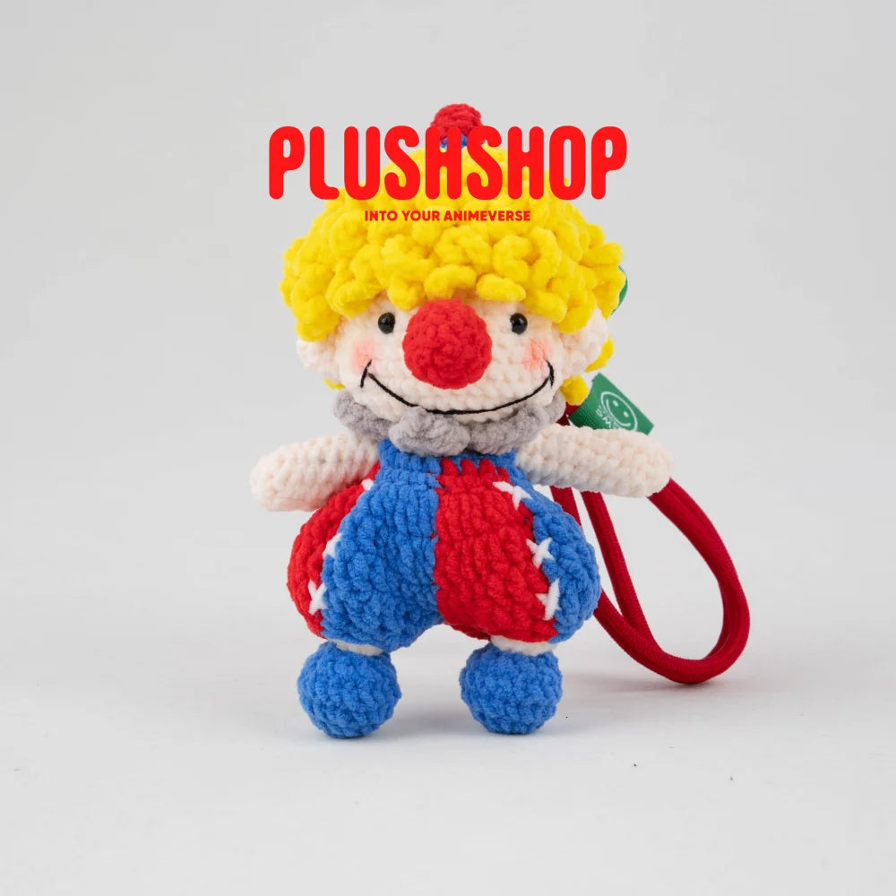Crochet Clown Keychain