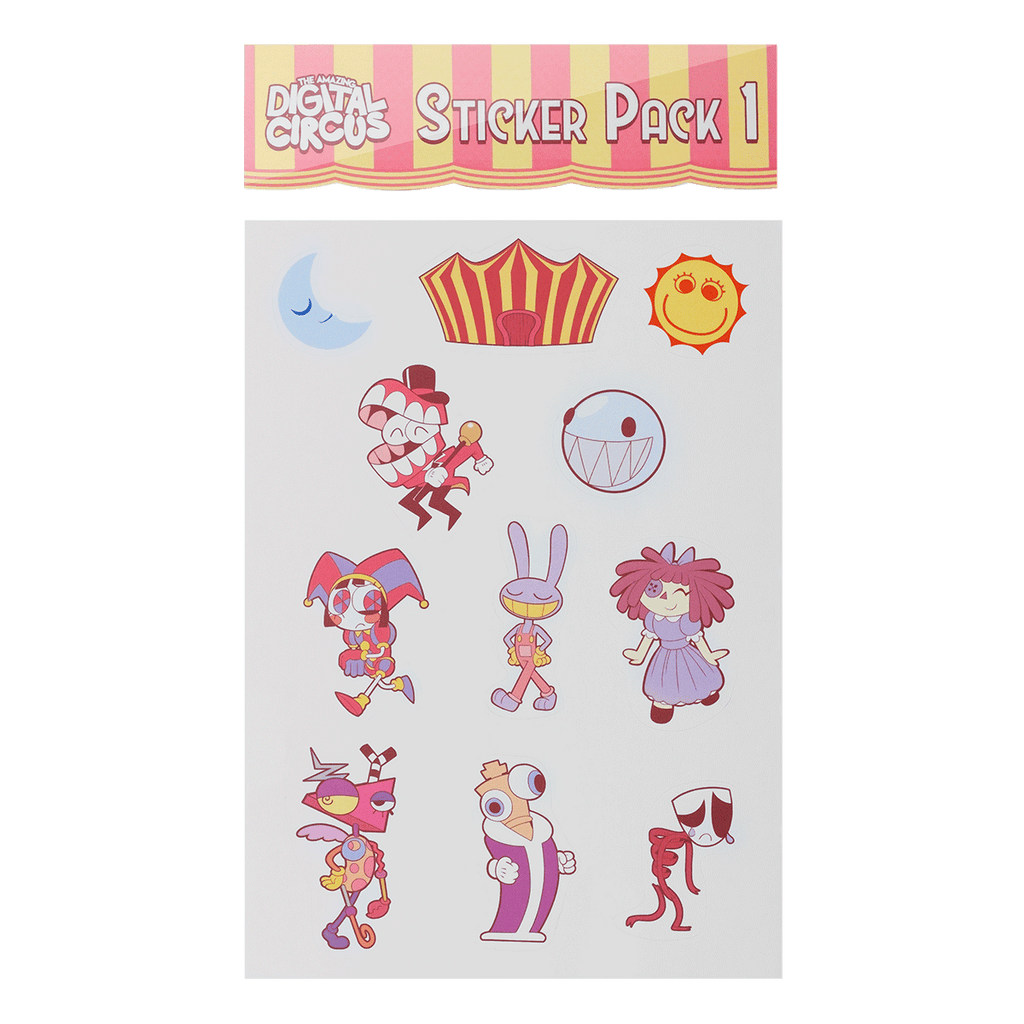 Digital Circus Sticker Pack 1