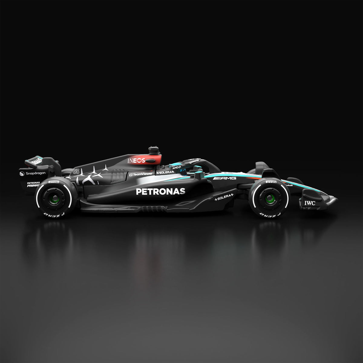 Hot Wheels F1 Series: 2024 Mercedes-AMG PETRONAS Formula One Team W15 Car #63